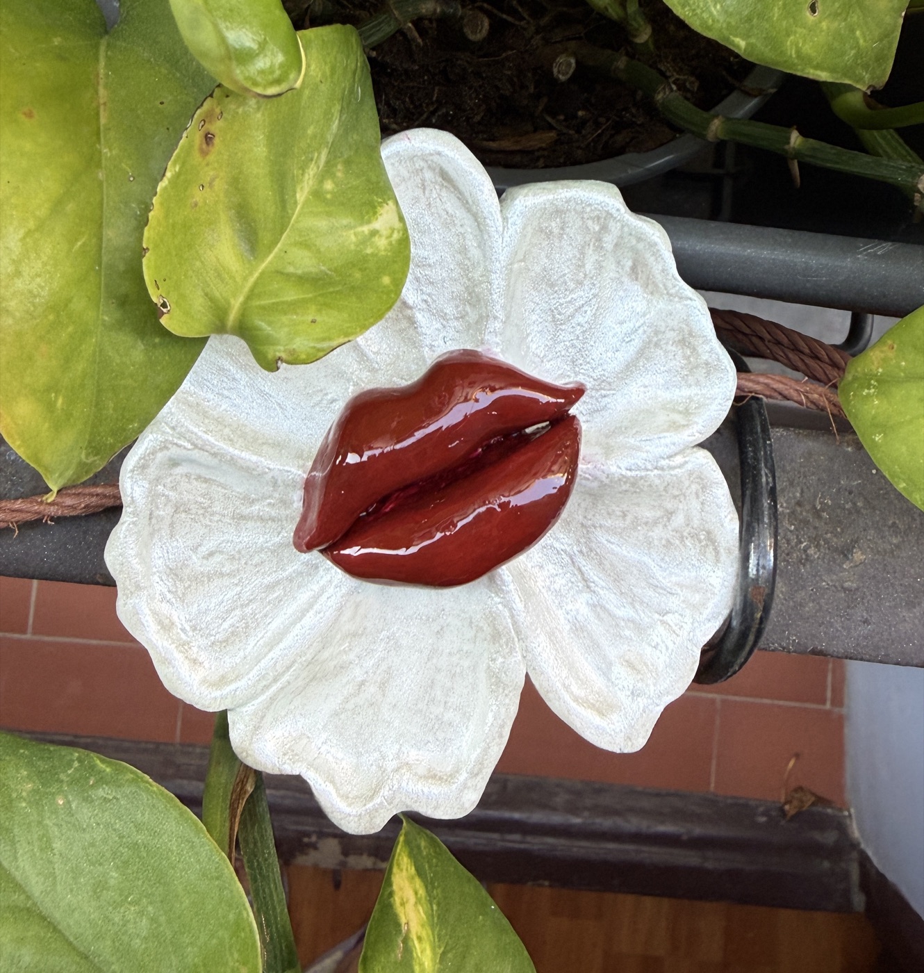 Eclesia flower, air-dry clay